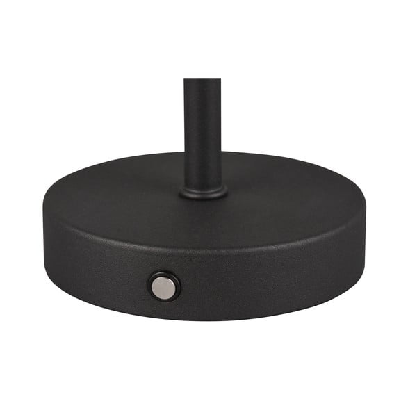 Stalinis šviestuvas matinės juodos spalvos LED su pritemdymo funkcija (aukštis 30 cm) Jeff – Reality-image-3