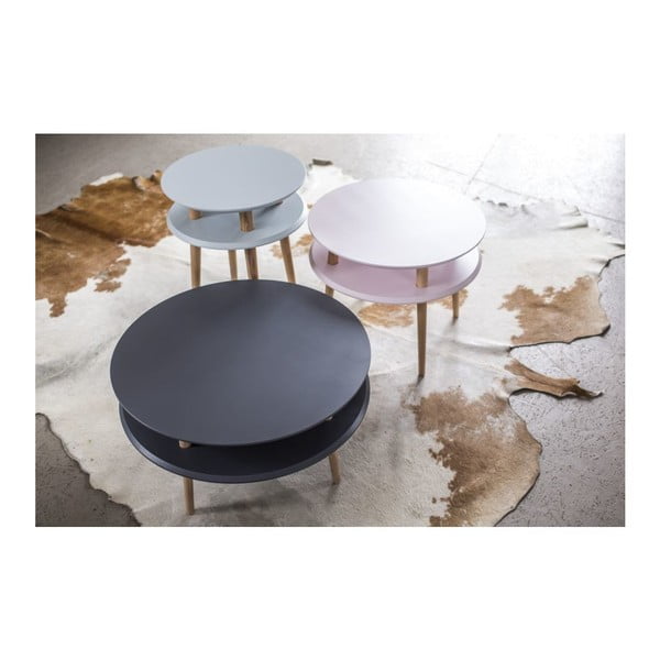 Rožinis kavos staliukas "Ragaba UFO", Ø 70 cm-image-3