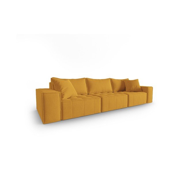 Sofa geltonos spalvos 292 cm Mike – Micadoni Home-image-2