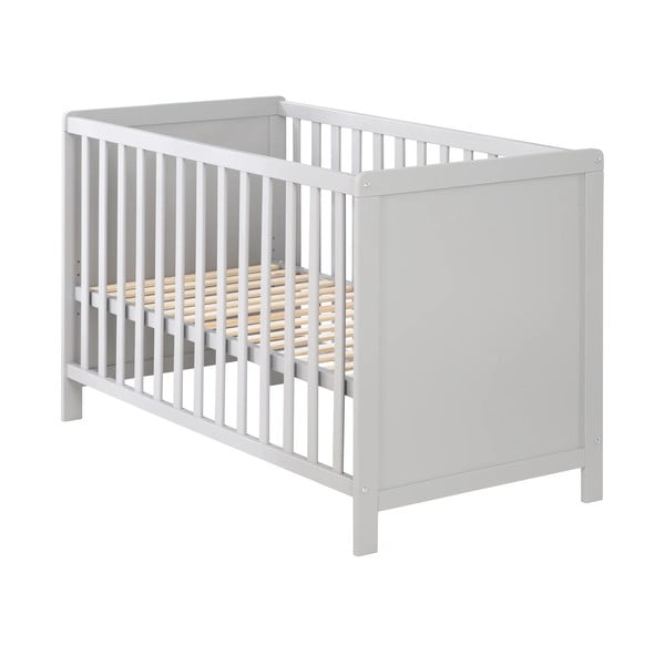 Pilkos spalvos/taupe spalvos vaikiška lovelė 60x120 cm Hamburg – Roba