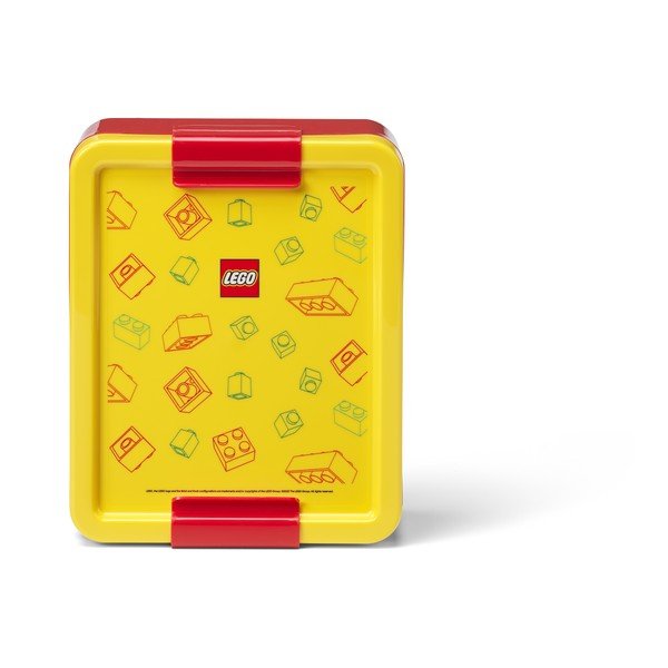 Geltonos spalvos iš plastiko vaikiškos pietų dėžutės 2 vnt. Brick – LEGO®-image-3