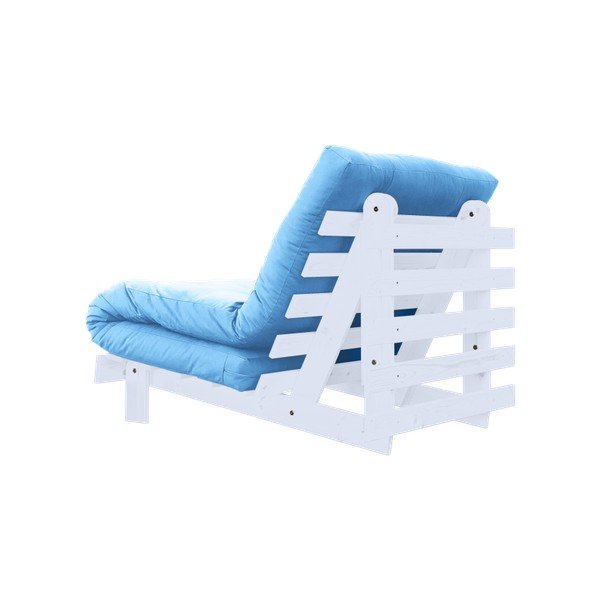 Kintamas fotelis "Karup Roots White/Horizon Blue-image-4