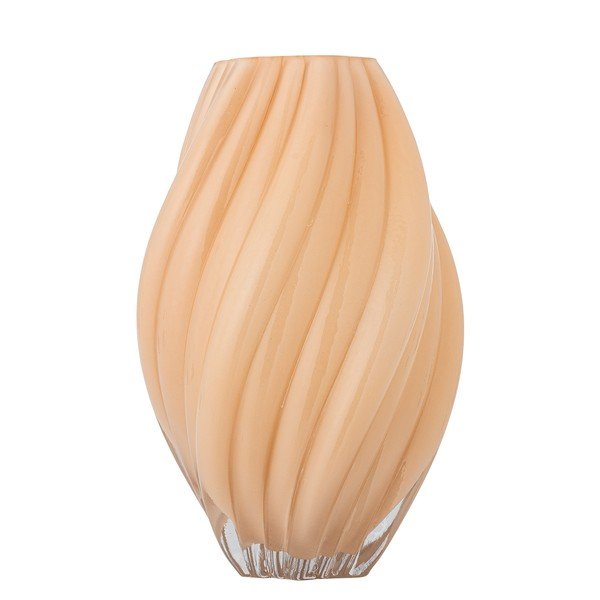 Oranžinės spalvos iš stiklo  vaza (aukštis 30 cm) Kanji – Bloomingville-image-4