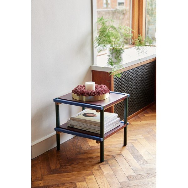 Iš metalo dekoratyviniai padėklai 3 vnt. ø 33 cm Embrace – Hübsch-image-1