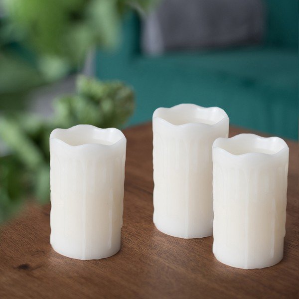 3 "DecoKing Subtle Celebration" žvakių rinkinys-image-1