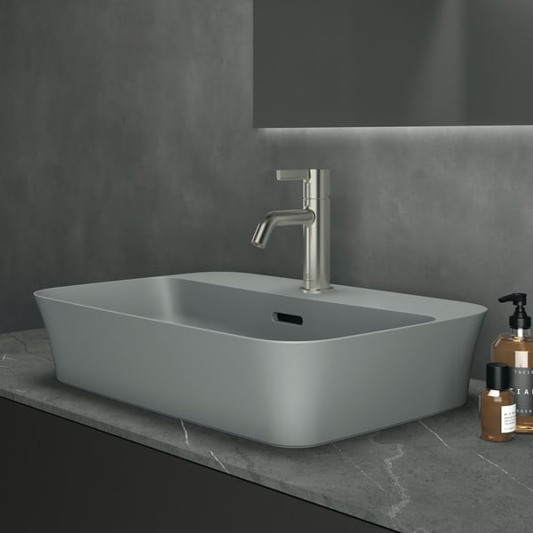 Iš keramikos praustuvas šviesiai pilkos spalvos 55x38 cm Ipalyss – Ideal Standard-image-1