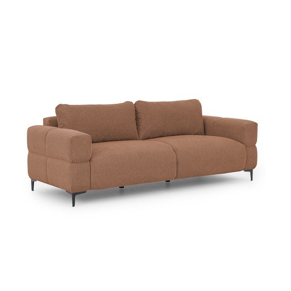 Terakotos spalvos sofa 217 cm Helio – Ropez