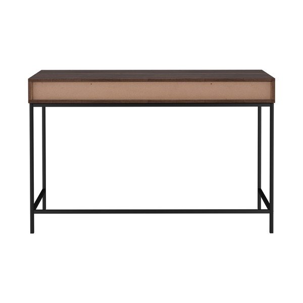 Rašomasis stalas su riešutmedžio dekoro stalviršiu 50x120 cm Celine – Støraa-image-2