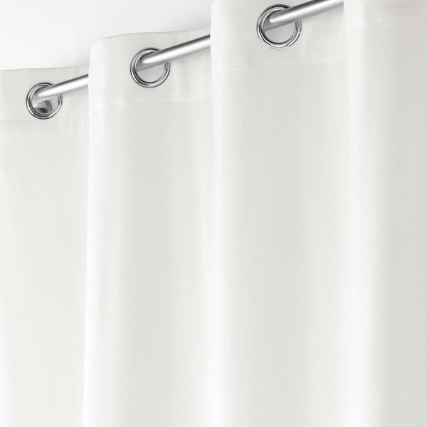 Užuolaida iš velveto baltos spalvos 140x260 cm Velouriane – douceur d'intérieur-image-1