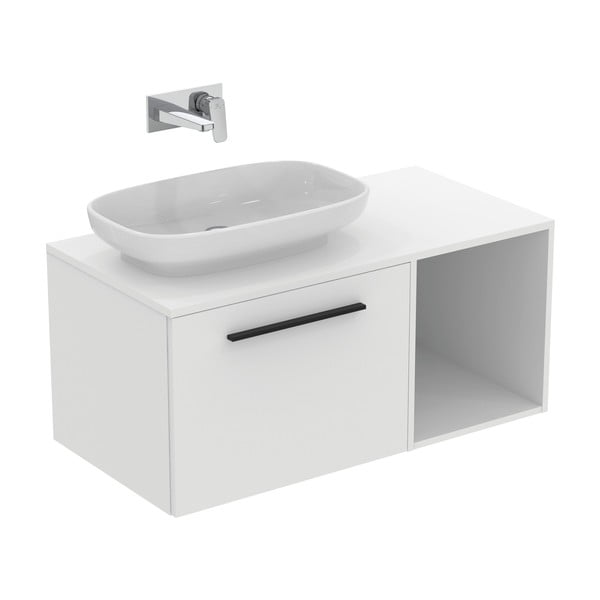 Vonios kambario stalviršis pilkos spalvos/smėlio spalvos 100x51 cm i.Life B – Ideal Standard-image-2