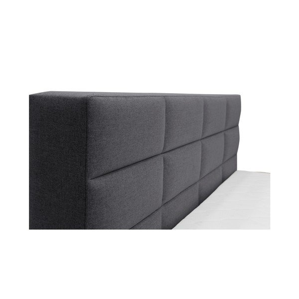 Pilka dvigulė lova Mazzini Beds Reve, 140 x 200 cm-image-2