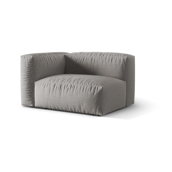 Modulinė sofos dalis šviesiai pilkos spalvos (su kairiuoju kampu) Martina – Micadoni Home-image-2