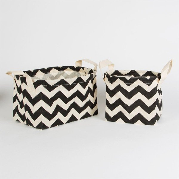 2 "Sass & Belle Chevron" krepšelių rinkinys-image-2