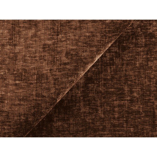 Terakotos spalvos taburetė iš šenilinio audinio Kuki – Makamii-image-4