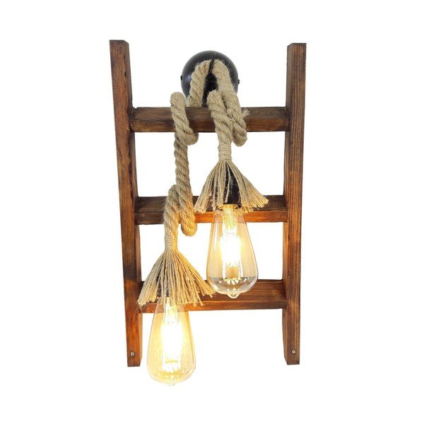 Medinis sieninis šviestuvas Merdiven-image-2