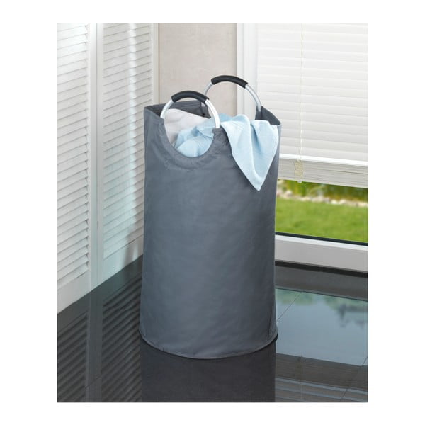 Iš tekstilės šiukšliadėžė pilkos spalvos rūšiavimui 69 l Jumbo – Wenko-image-1