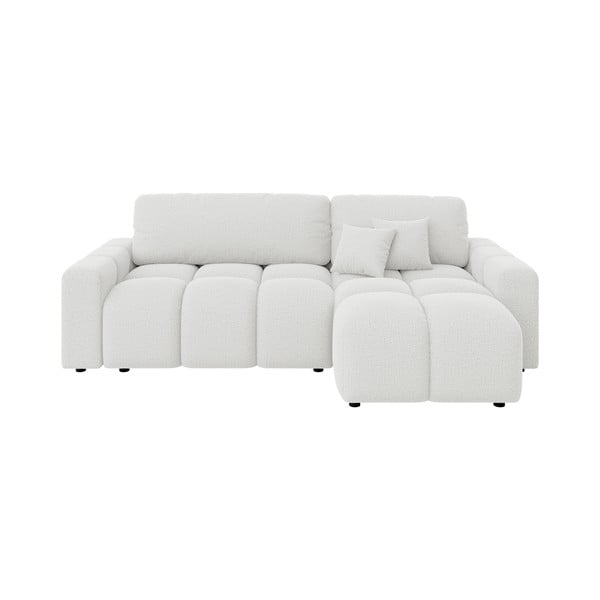 Sulankstoma kampinė sofa baltos spalvos (kintama) Luki – Ropez-image-2