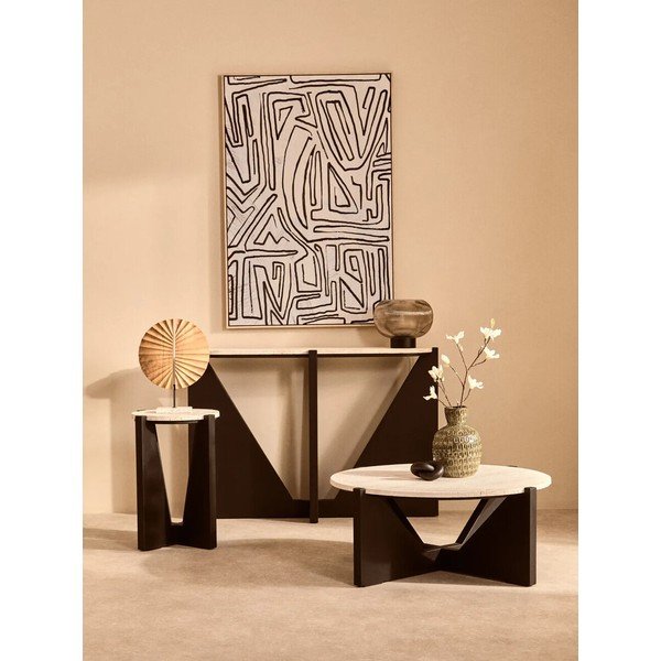 Paveikslas su rėmeliu/tapyba ant drobės 83x123 cm Astratto – Premier Housewares-image-3
