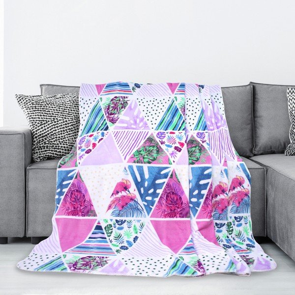 AmeliaHome Kaleidoscope mikropluošto antklodė, 220 x 240 cm-image-1