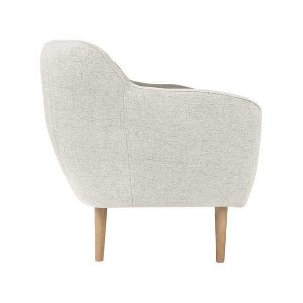 Kreminė trijų vietų sofa su šviesiomis kojelėmis Mazzini Sofas Sicile-image-3