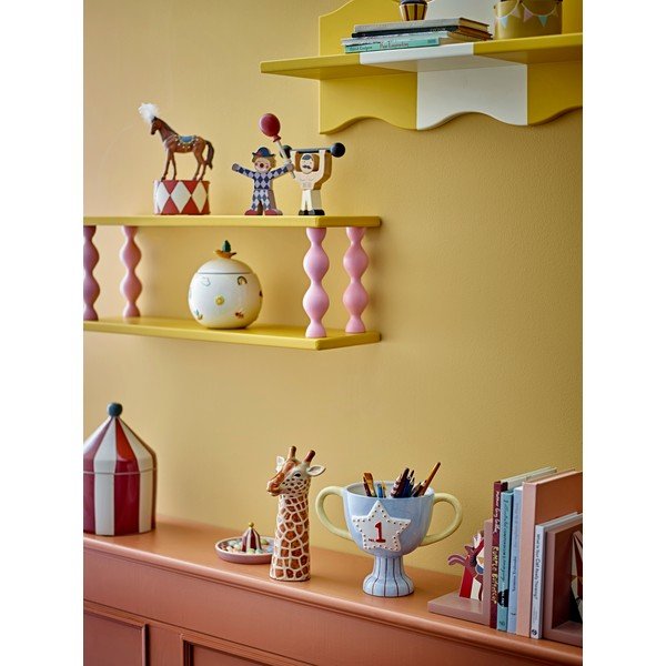 Iš keramikos rankomis dažytas gėlių vazono dangtelis Trophy – Bloomingville Mini-image-3