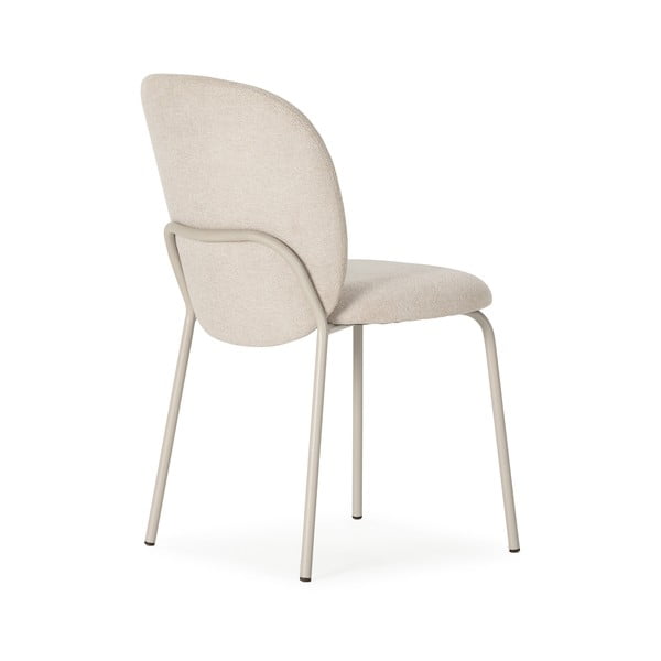 Kreminės spalvos valgomojo kėdės 4 vnt. Daia – Marckeric-image-4