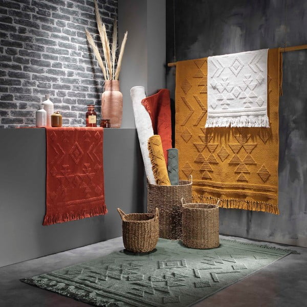 Skalbiamas kilimas baltos spalvos 120x170 cm Cilaos – douceur d'intérieur-image-2