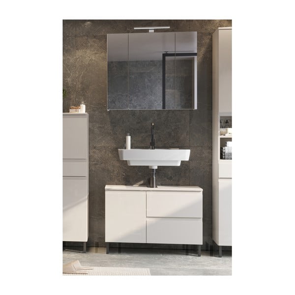 Kreminės spalvos vonios baldų komplektas Salinas – Germania-image-1