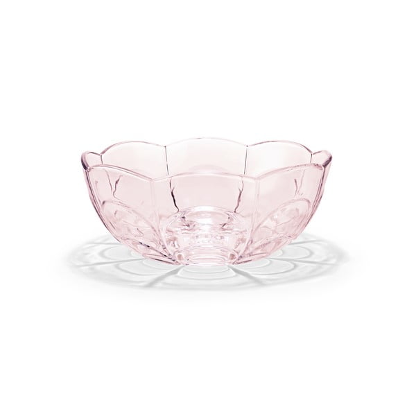 Šviesiai rožinis stiklinis dubuo ø 23 cm Lily - Holmegaard