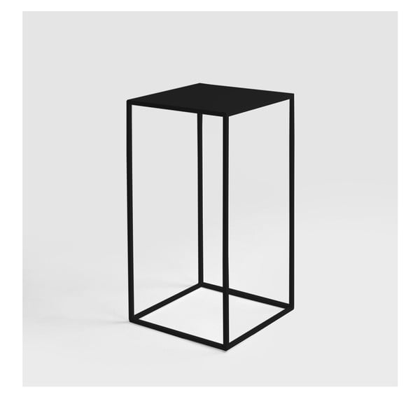 Juodas šoninis staliukas CustomForm Tensio, 30 x 30 cm-image-1