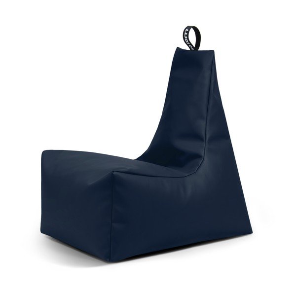 Tamsiai mėlynos spalvos iš dirbtinės odos vaikiškas sėdmaišis Icy M – So Soft?