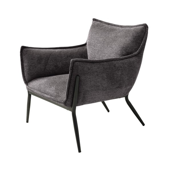Atpalaiduojantis krėslas pilkos spalvos Calgary – Unique Furniture