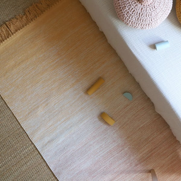 Oranžinis-rožinis plaunamas kilimas 100x150 cm Kirthy - Nattiot-image-4