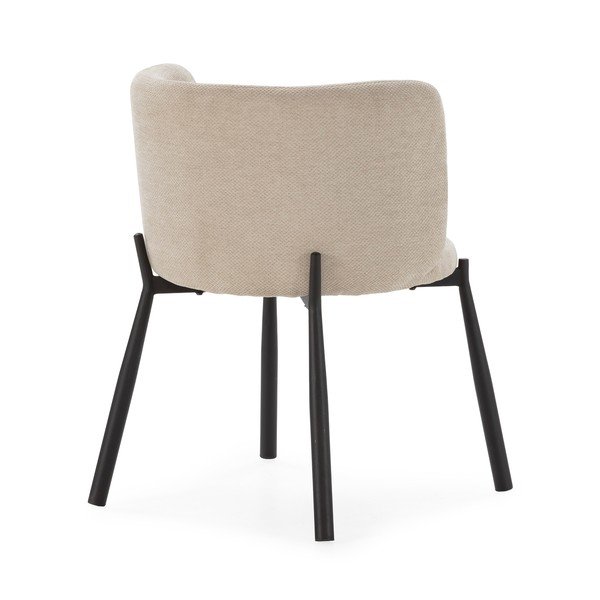 Smėlio spalvos iš audinio valgomojo kėdžių komplektas 2 vnt. Ginny – MOME-image-1