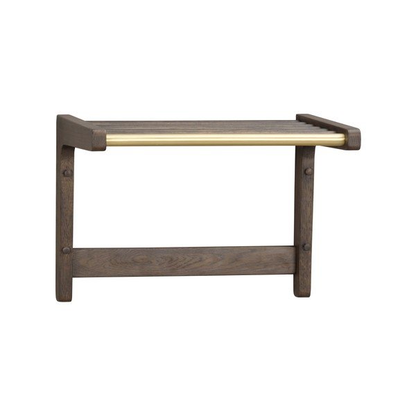 Tamsiai ruda sieninė kabykla iš ąžuolo Inverness - Rowico-image-2