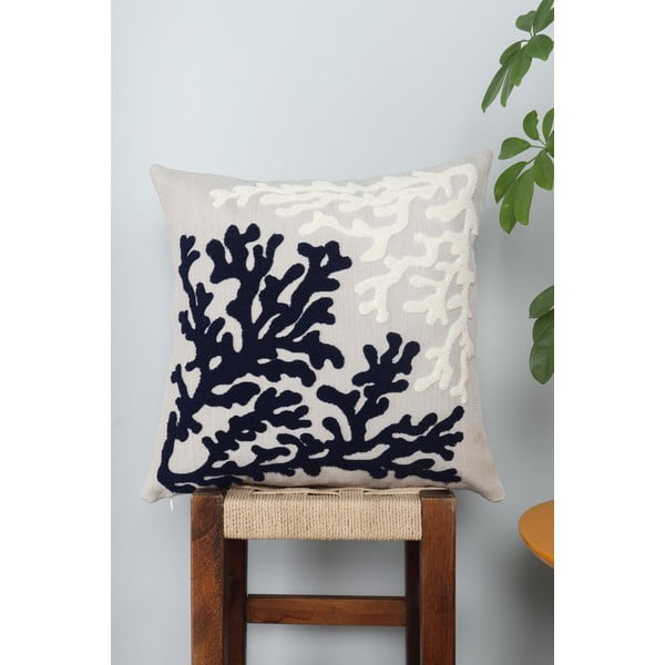 Iš lino dekoratyvinė pagalvėlė 43x43 cm Mercan – Mioli Decor-image-1