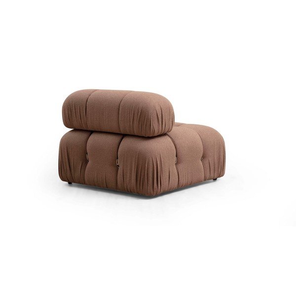 Modulinė sofa rudos spalvos iš boucle Bubble – Artie-image-2