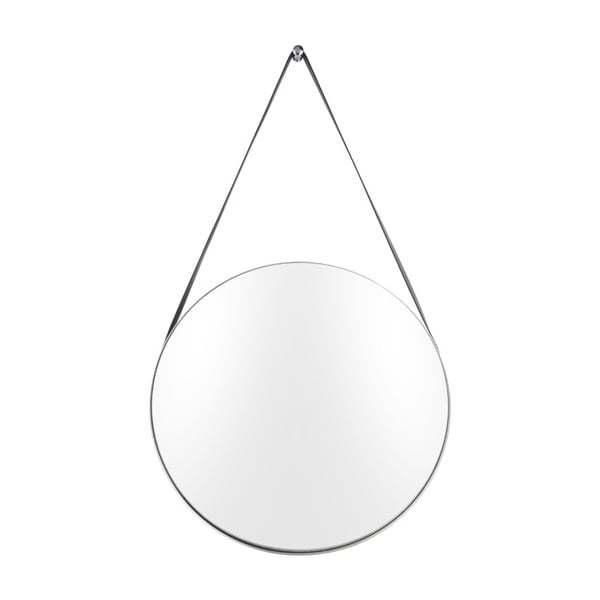 Sieninis veidrodis su sidabro spalvos rėmu PT LIVING Balanced, ø 47 cm