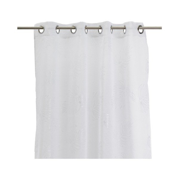 Baltos spalvos/sidabrinės spalvos permatoma užuolaida 140x260 cm Gledit – Casa Selección