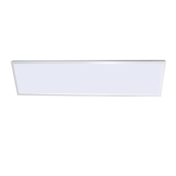Baltas lubinis šviestuvas su spalvų temperatūros valdymu SULION Colossal, 120 x 30 cm