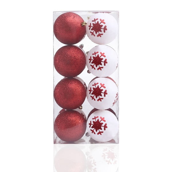 16 "DecoKing Cherry" kalėdinių dekoracijų rinkinys
