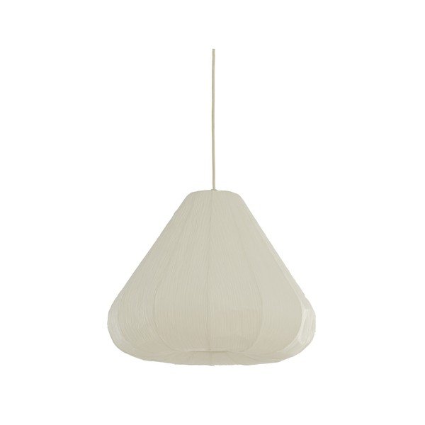 Kreminės spalvos kabantis šviestuvas ø 10 cm su popieriniu gaubtu Sarella – Light & Living