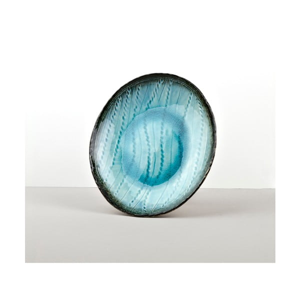 Mėlyna keraminė ovali lėkštė MIJ Sky, 24 x 20 cm-image-4