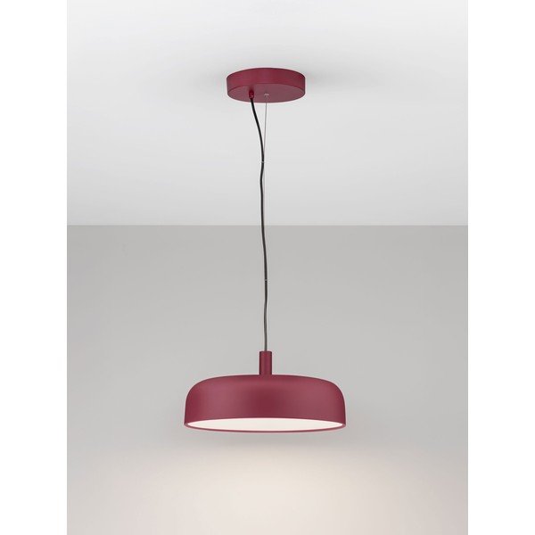 Bordo spalvos iš aliuminio kabantis šviestuvas LED su pritemdymo funkcija ø 40 cm Noelia – Nova Luce-image-2