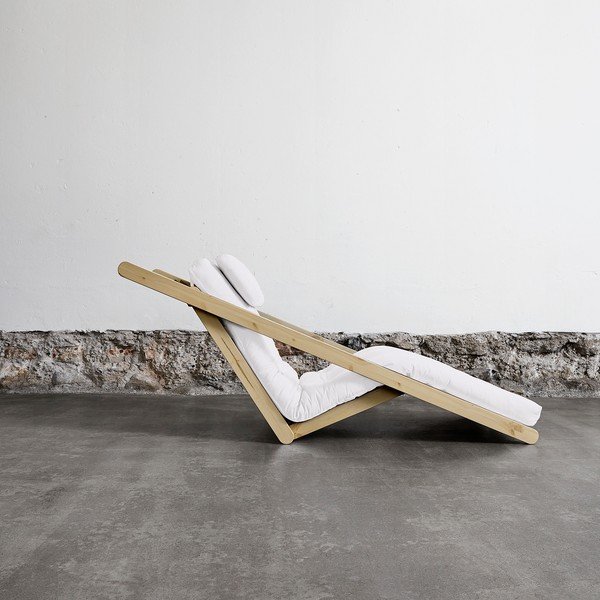 "Karup Figo" gultas, neapdorotas/natūralus, 70 cm-image-1