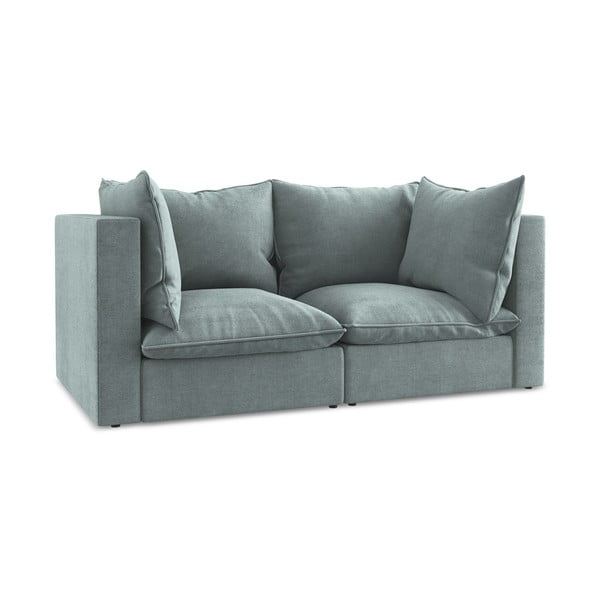Mėlynos spalvos sofa 180 cm Manao – Makamii-image-3