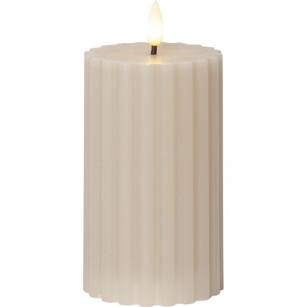 LED žvakė (aukštis 15 cm) Flamme Stripe – Star Trading