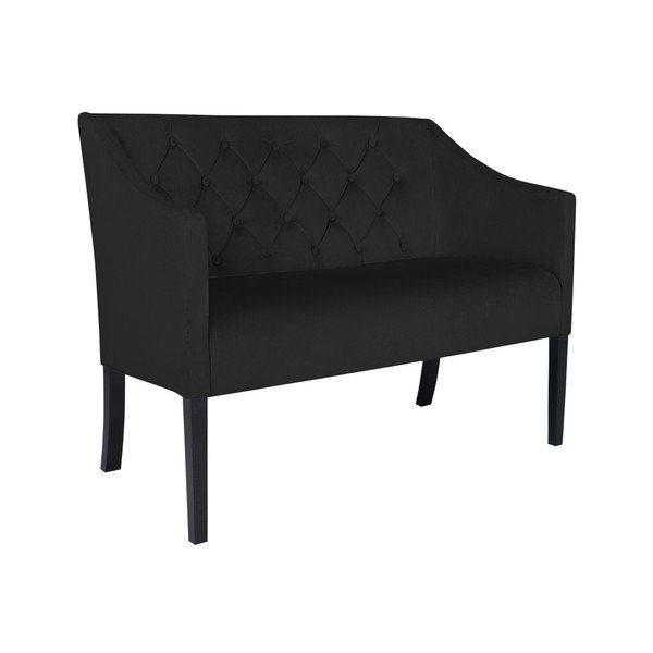 Juoda dvivietė sofa "Micadoni Home" Mauricio-image-4