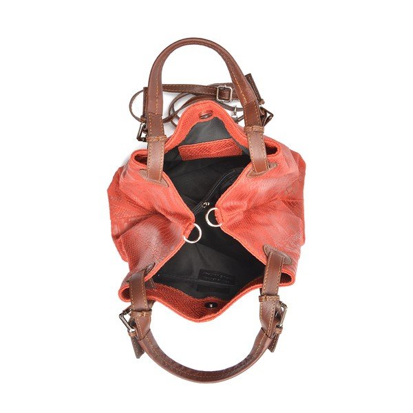 Raudona odinė rankinė Luisa Vannini Marcelle-image-3