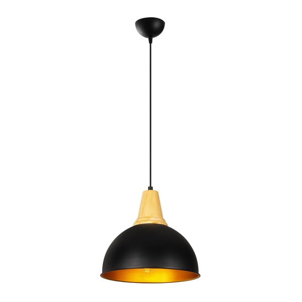 Juodos spalvos metalinis pakabinamas šviestuvas Opviq lights Parthena-image-2